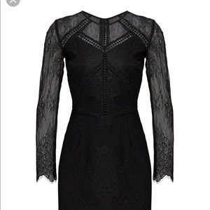 Black lace dress